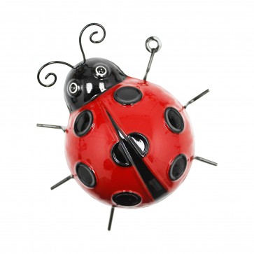 Large Metal Ladybird Wall Art