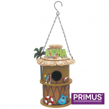 Funky Metal Tiki Bar Bird House