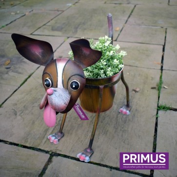 Goofy Dog Planter