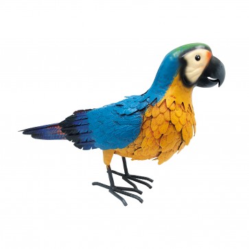 Metal Blue & Yellow Macaw Parrot