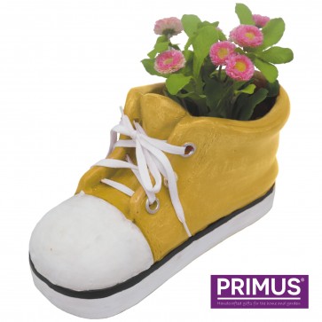 Shoe Planter Large (Frost Proof Polyresin) Yellow