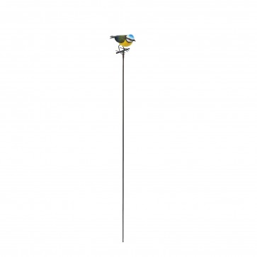 Small Metal Blue Tit on Stake