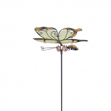 Glass Wing Glow in the Dark Butterfly Stake