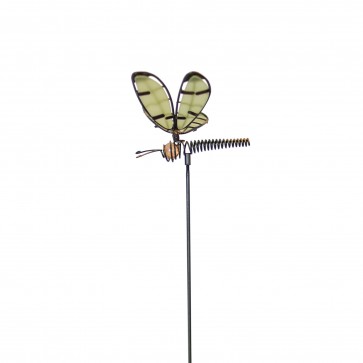 Glass Wing Glow in the Dark Dragonfly Stake