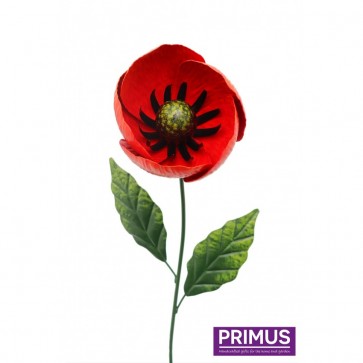 Medium Metal Poppy