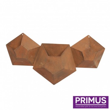 3 Pot Hexagonal Planter  