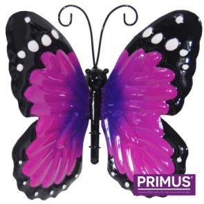 Small Metal Butterfly Purple