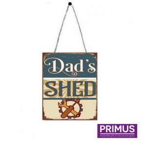 Dad's Shed Plaque - 25 x 20cm