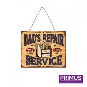 Dad's Service Repair Plaque - 33 x 25cm